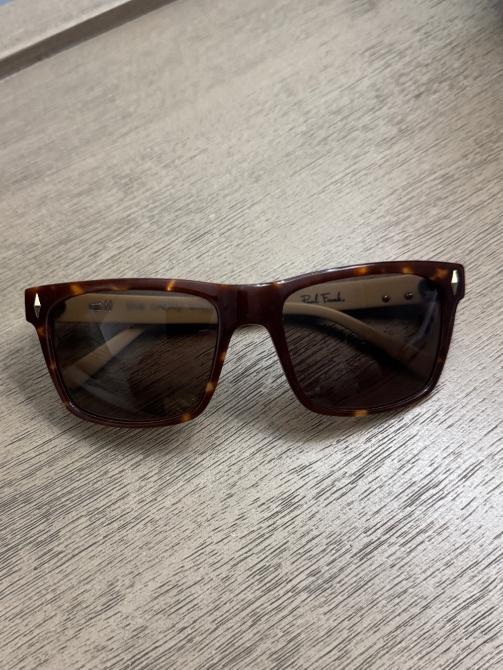Vintage Paul Frank “The Crafty Engineer” Tortoiseshell Frames